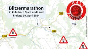 Blitzermarathon: Hier wird in Kulmbach geblitzt